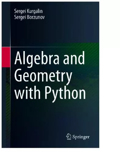 Algebra and Geometry with Python