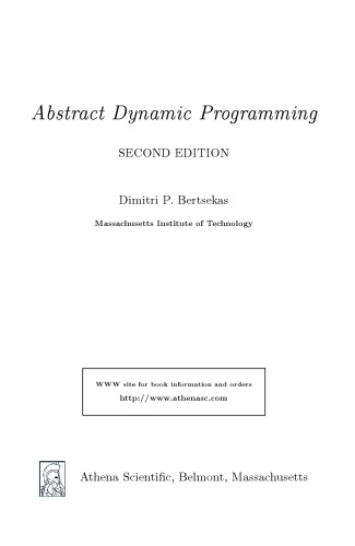 Abstract dynamic programming