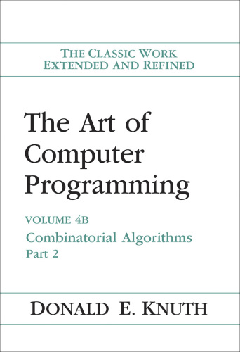 The Art of Computer Programming: Combinatorial Algorithms