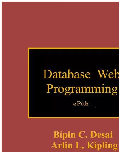 Database Web Programming