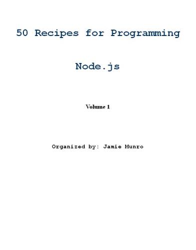 50 Recipes for Programming Node.js